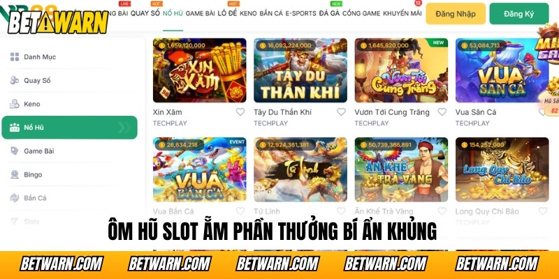 Ôm hũ Slot ẵm phần thưởng bí ẩn khủng